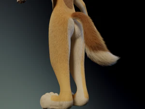Jully Anthro Fox Modello 3D