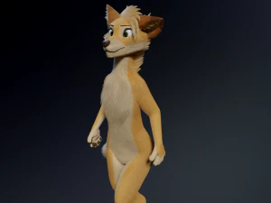 Jully Anthro Fox Modello 3D