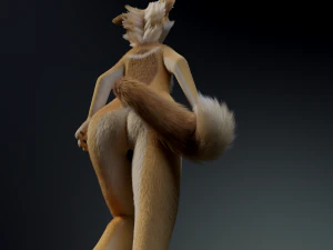 Jully Anthro Fox Modello 3D