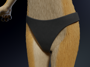 Jully Anthro Fox 3D Model