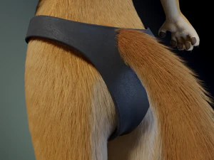 Jully Anthro Fox Modello 3D