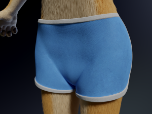 Jully Anthro Fox 3D Model