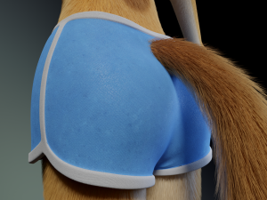 Jully Anthro Fox 3D Model