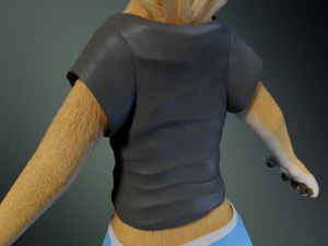 Jully Anthro Fox Modello 3D
