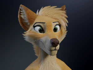 Jully Anthro Fox Modello 3D