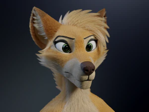 Jully Anthro Fox Modello 3D