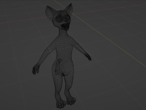Jully Anthro Fox 3D Model