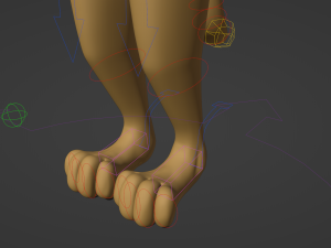 Jully Anthro Fox 3D Model