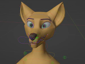 Jully Anthro Fox Modello 3D