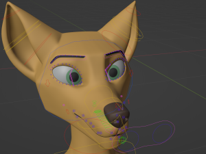 Jully Anthro Fox 3D Model
