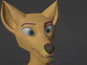 Jully Anthro Fox Modello 3D