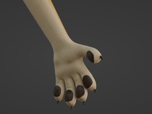 Jully Anthro Fox 3D Model