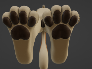 Jully Anthro Fox 3D Model