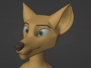 Jully Anthro Fox Modello 3D