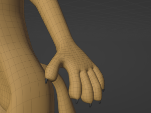 Jully Anthro Fox 3D Model