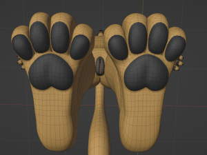 Jully Anthro Fox 3D Model