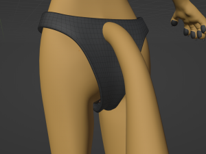 Jully Anthro Fox 3D Model