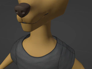 Jully Anthro Fox Modello 3D