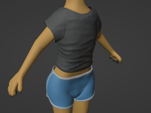 Jully Anthro Fox 3D Model