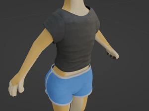 Jully Anthro Fox Modello 3D