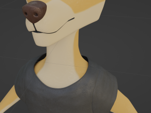 Jully Anthro Fox 3D Model