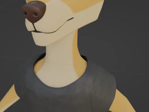 Jully Anthro Fox Modello 3D