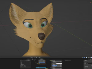 Jully Anthro Fox Modello 3D