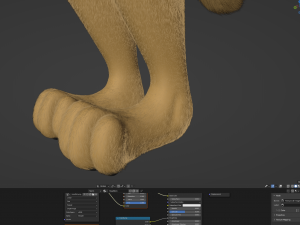 Jully Anthro Fox 3D Model