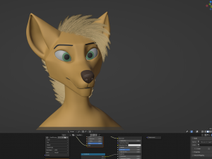 Jully Anthro Fox 3D Model