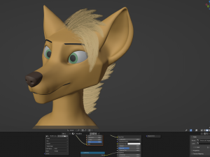 Jully Anthro Fox 3D Model