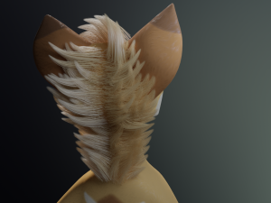 Jully Anthro Fox 3D Model