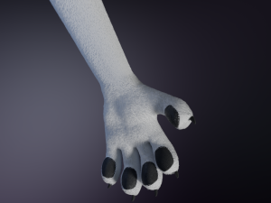 Sophia Anthro Arctic Fox Modelo 3D