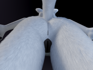 Sophia Anthro Arctic Fox Modelo 3D