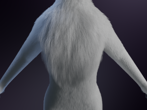 Sophia Anthro Arctic Fox Modelo 3D