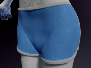 Sophia Anthro Arctic Fox Modelo 3D