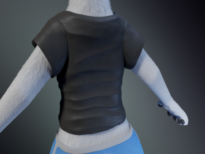 Sophia Anthro Arctic Fox Modelo 3D