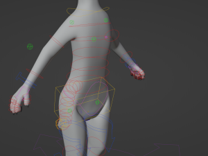Sophia Anthro Arctic Fox Modelo 3D