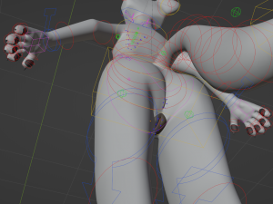 Sophia Anthro Arctic Fox Modelo 3D
