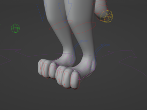 Sophia Anthro Arctic Fox Modelo 3D