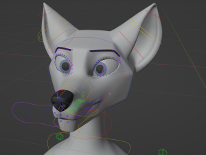 Sophia Anthro Arctic Fox Modelo 3D