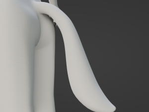 Sophia Anthro Arctic Fox Modelo 3D