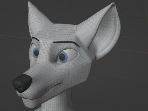 Sophia Anthro Arctic Fox Modelo 3D
