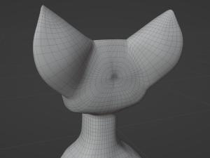 Sophia Anthro Arctic Fox Modelo 3D