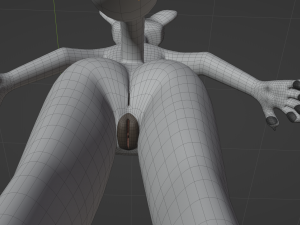 Sophia Anthro Arctic Fox Modelo 3D