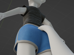 Sophia Anthro Arctic Fox Modelo 3D