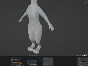 Sophia Anthro Arctic Fox Modelo 3D