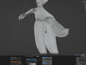 Sophia Anthro Arctic Fox Modelo 3D