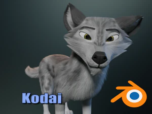 Lupo Kodai Modello 3D