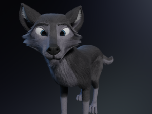 Niju Wolf Modelo 3D