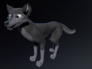 Niju Wolf Modelo 3D